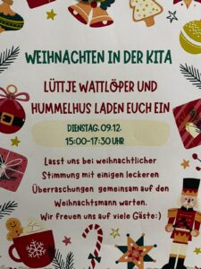 Teilnahme am Weihnachtsmarkt bei den Lüttjen Wattlöpern